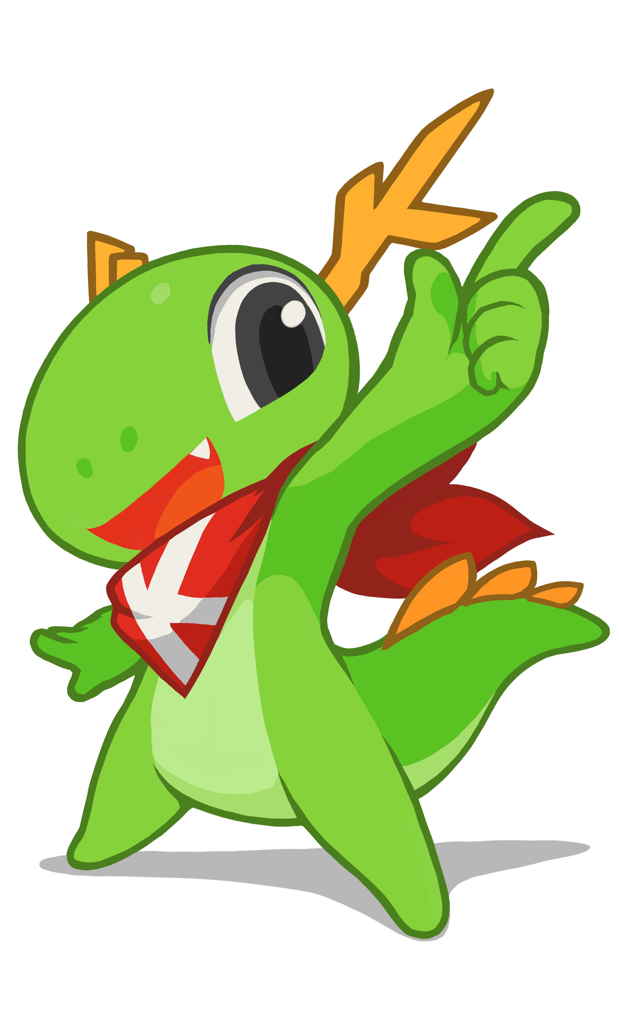Konqi, the KDE mascot
