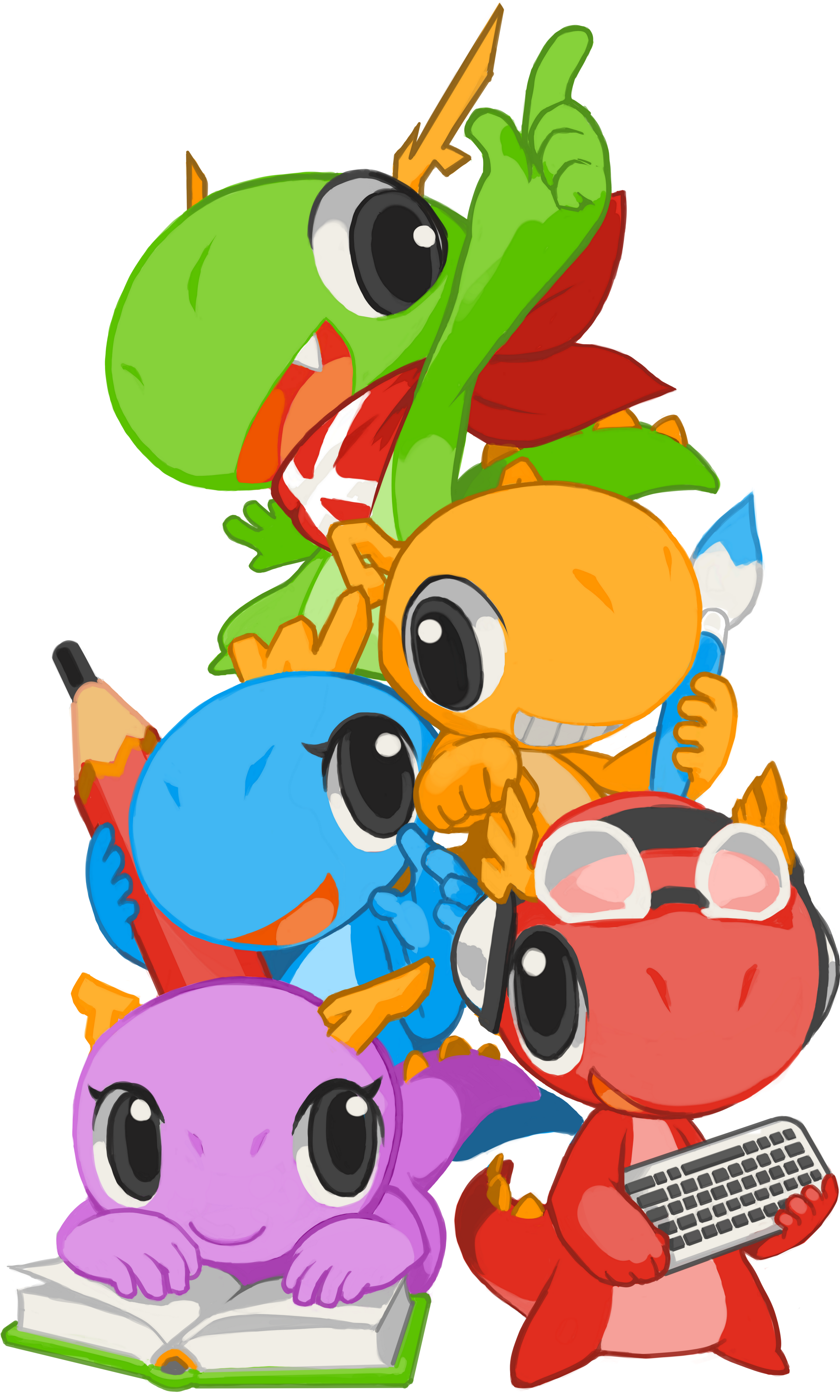 Konqi, the KDE mascot